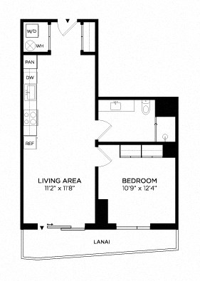 1Q floor plan