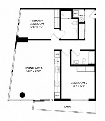 2P floor plan