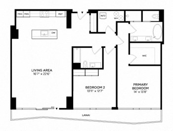 2W floor plan