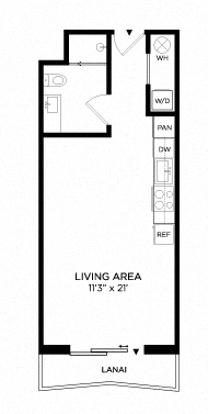 Floor plan layout diagram for SW