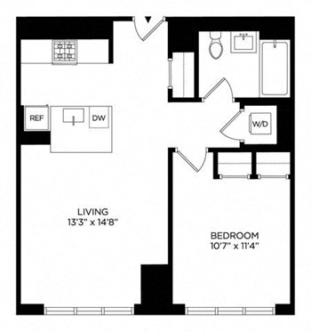 1AG East floor plan