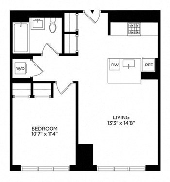 1AJ East floor plan