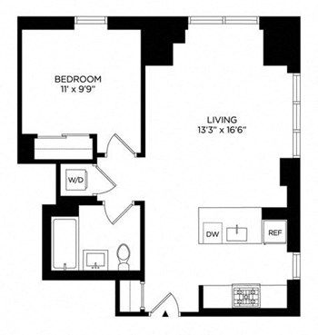 1AN Penthouse West floor plan
