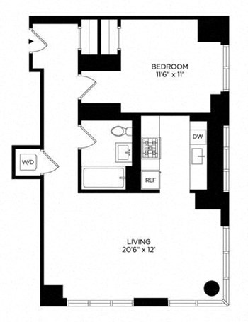 1CF West floor plan