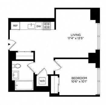 1J East floor plan