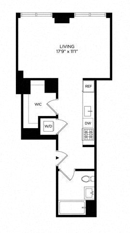 Floor plan layout diagram for 0AA East