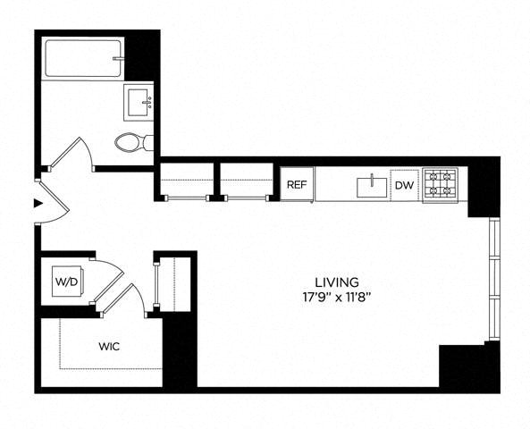 Floor plan layout diagram for 0AB West