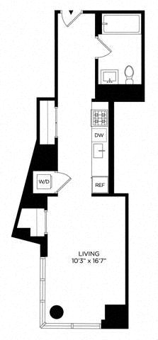 Floor plan layout diagram for 0AF South