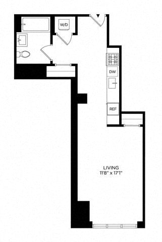 Floor plan layout diagram for 0AH East