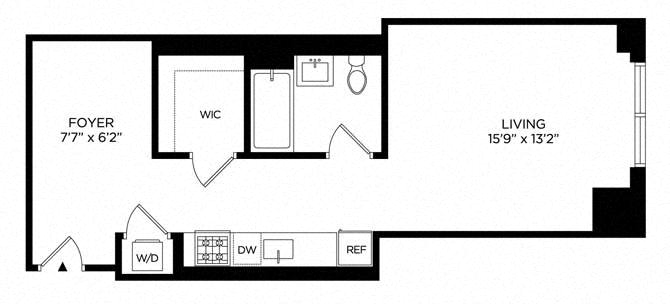 Floor plan layout diagram for 0AJ South