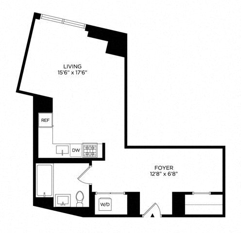 Floor plan layout diagram for 0AM South