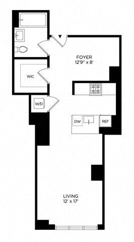 Floor plan layout diagram for 0AN South
