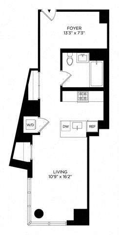Floor plan layout diagram for 0AR South