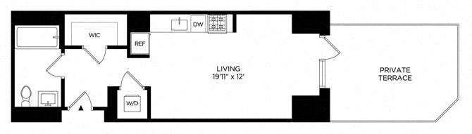Floor plan layout diagram for 0N North