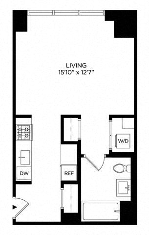 Floor plan layout diagram for 0Q East