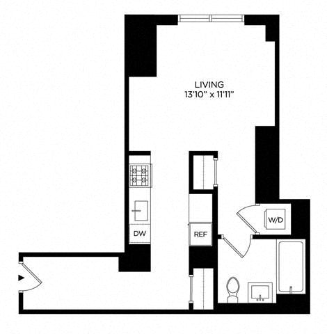 Floor plan layout diagram for 0X East