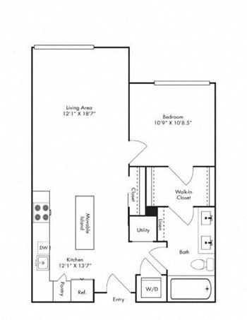 1L floor plan