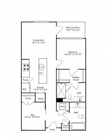 1AA floor plan