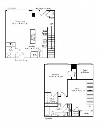 1AC floor plan