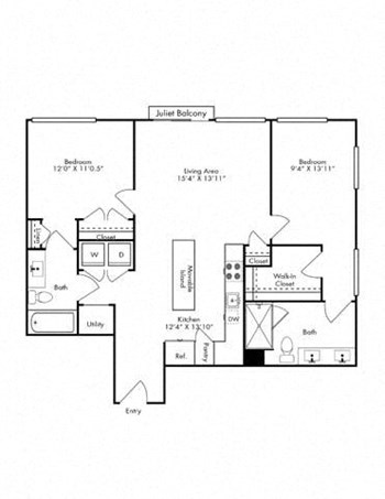 2C floor plan