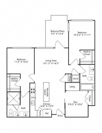 2J floor plan