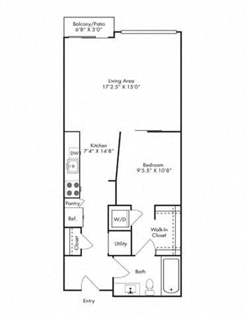 1G floor plan