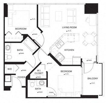 2E w Balcony Renovation 2 floor plan