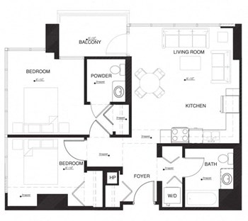 2J floor plan
