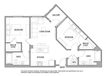 2B floor plan