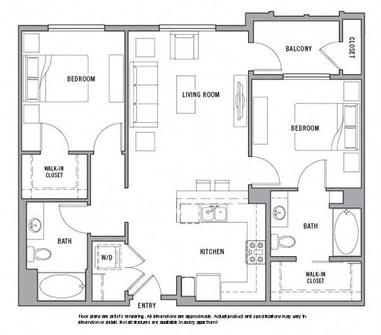 Floor plan layout diagram for 2G