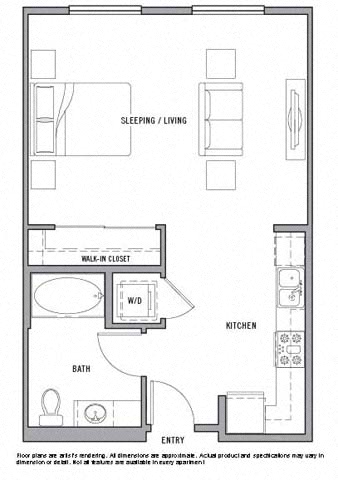 Floor plan layout diagram for SA