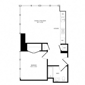 1G floor plan