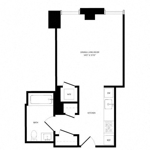 Floor plan layout diagram for SB