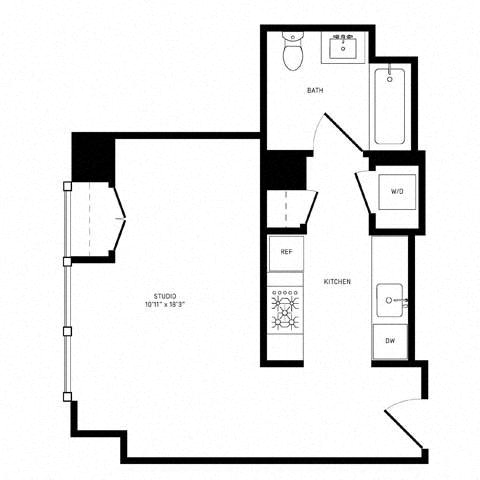 Floor plan layout diagram for SC