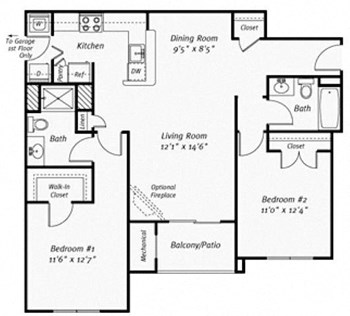 2B Renovation 2 floor plan