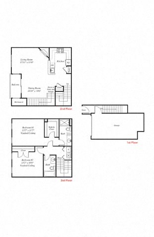2D Townhome Renovation 7 floor plan