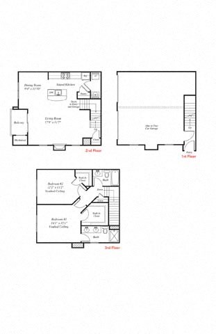 2H Townhome Renovation 4 floor plan