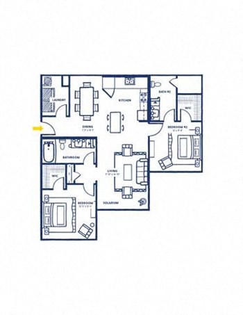 2C floor plan