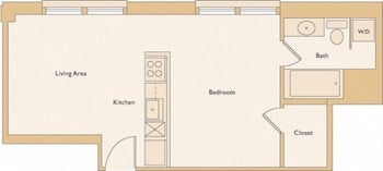 1B floor plan