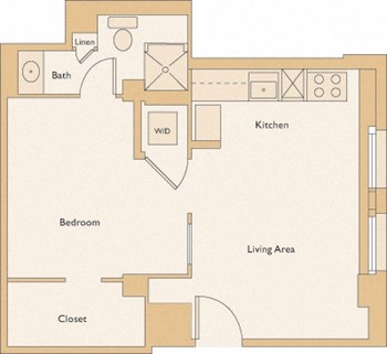 1C floor plan