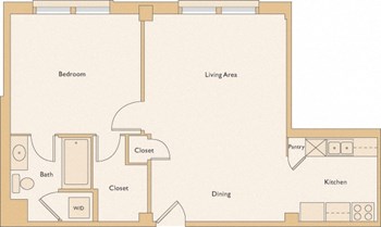 1Q floor plan