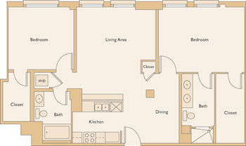 2B floor plan