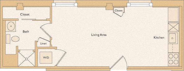Floor plan layout diagram for SA