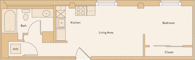 Floor plan layout diagram for SB