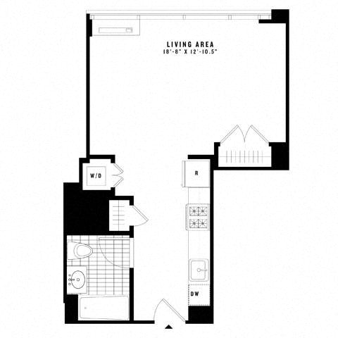 Floor plan layout diagram for SL Penthouse