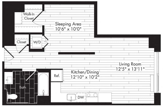 Floor plan layout diagram for SA