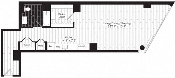 Floor plan layout diagram for SC