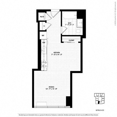 Floor plan layout diagram for SB
