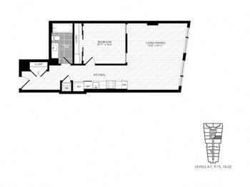 1M floor plan