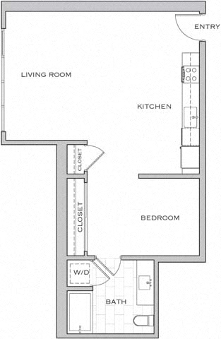 Floor plan layout diagram for Jr 1H
